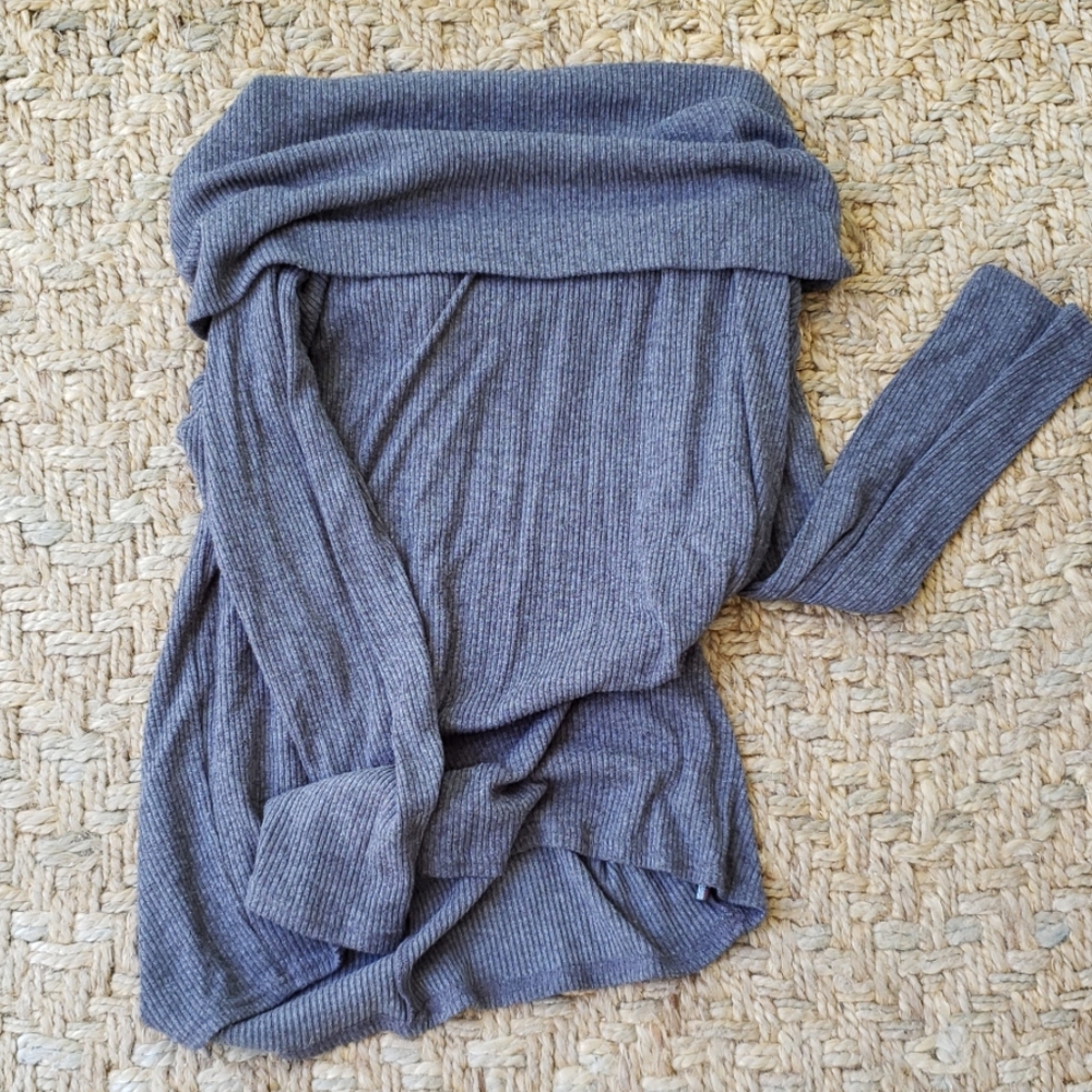 Out from Under,  Small grey cowl neck sweater